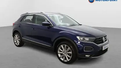 Used VW T-Roc SEL 150 HP (110 kW) 2020 Blue SUV