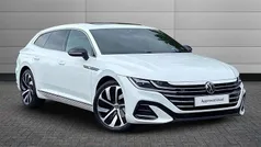 Pure white Used 2021 VW Arteon R-line Estate | £20,549 (Fair price)