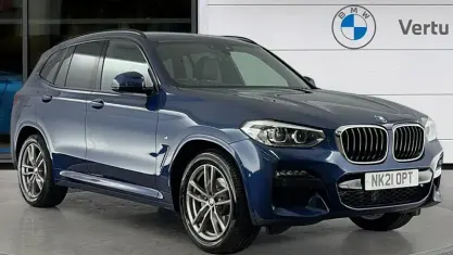 Used BMW X3 M Sport 190 HP (139 kW) 2021 Blue SUV
