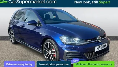 Used VW Golf VII GTD 184 HP (135 kW) 2019 Blue Hatchback