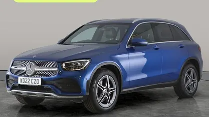 Used Mercedes GLC220 AMG line 194 HP (142 kW) 2022 Blue Estate