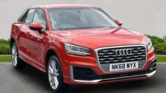 Coral orange, metallic Used 2018 Audi Q2 S-Line SUV | £13,736 (Fair price)