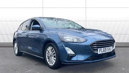 Blue Used 2019 Ford Focus Titanium Hatchback | £10,150 (Fair price)