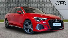 Tango red metallic Used 2021 Audi A3 S-Line Sedan | £20,495 (Fair price)