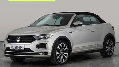 Used VW T-Roc Cabriolet R-line 150 HP (110 kW) 2021 Silver Cabriolet