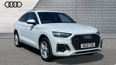White Used 2021 Audi Q5 Sportback S-Line SUV | £35,999 (Fair price)