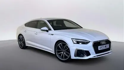Used Audi A5 Sportback S-Line 163 HP (119 kW) 2023 White Hatchback