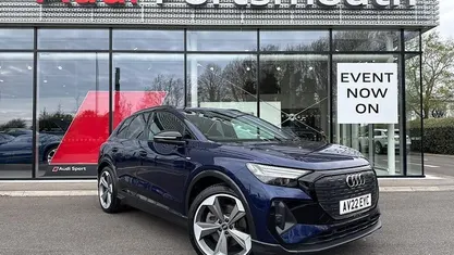 Used Audi Q4 e-tron Advanced Plus 219 kW (299 HP) 2022 Blue SUV
