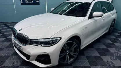 Used BMW 330e M Sport 292 HP (214 kW) 2021 White Estate