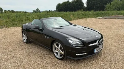 Used Mercedes SLK250 AMG 204 HP (150 kW) 2013 Black Cabriolet