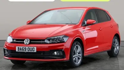 Used VW Polo R-line 116 HP (85 kW) 2020 Red Hatchback