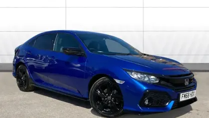 Używany Honda Civic Sport 126 KM (92 kW) 2019 Niebieski Hatchback
