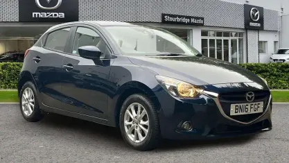 Second-hand Mazda 2 90 CP (66 kW) 2016 Albastru Hatchback