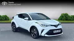 Pure white Used 2022 Toyota C-HR Design SUV | £21,290 (Fair price)