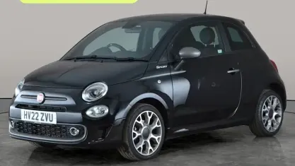 Used Fiat 500 Sport 69 HP (50 kW) 2021 Black Hatchback