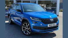 Blue Used 2021 Skoda Kodiaq SportLine SUV | £27,645 (Good price)