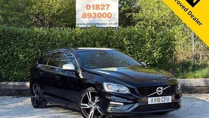 Begagnad Volvo V60 R-Design 190 HK (139 kW) 2017 Svart Kombi