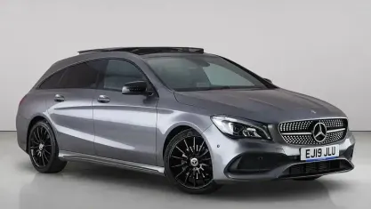 Used Mercedes CLA220 AMG line 170 HP (125 kW) 2019 Grey Coupe