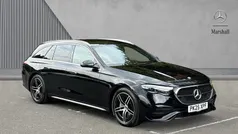 Obsidian black metallic Used 2025 Mercedes E220 AMG Line Premium Estate | £55,480