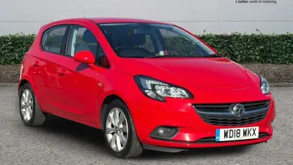 Used Vauxhall Corsa 75 HP (55 kW) 2018 Red Hatchback