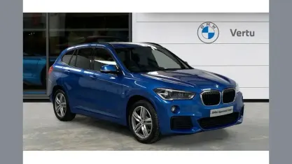 Used BMW X1 M Sport 192 HP (141 kW) 2019 Estoril blue SUV