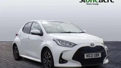 White Used 2021 Toyota Yaris Hybrid Design Hatchback | £14,995 (Fair price)