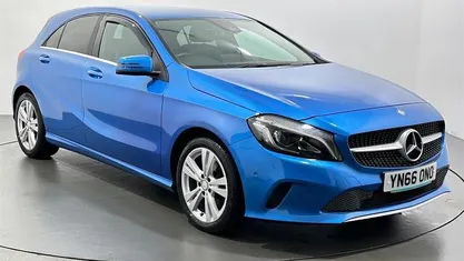 Blue Used 2016 Mercedes A200 Premium Hatchback | £12,294 (Fair price)