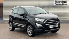 Black Used 2018 Ford Ecosport Titanium SUV | £9,621 (Fair price)