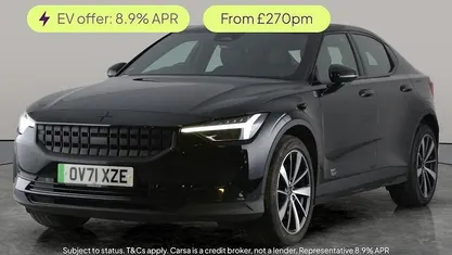 Black Used 2021 Polestar 2 Long Range Single Motor Hatchback | £16,840 (Fair price)
