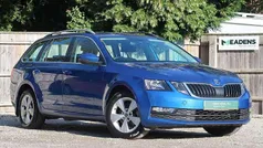 Race blue metallic Used 2018 Skoda Octavia SE Technology Estate | £8,695 (Fair price)