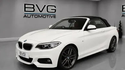 Used BMW 220 M Sport 184 HP (135 kW) 2015 White Cabriolet