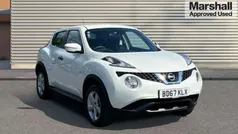 White Used 2017 Nissan Juke Visia SUV | £5,573 (Good price)