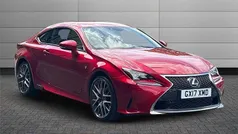 Red Used 2017 Lexus RC300h Sport Line Coupe | £19,481 (Fair price)