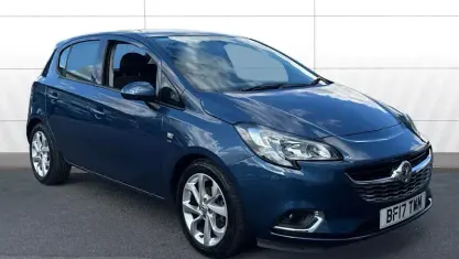 Used Vauxhall Corsa SRi 90 HP (66 kW) 2017 Blue Hatchback