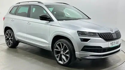 Used Skoda Karoq SportLine 150 HP (110 kW) 2021 Grey SUV