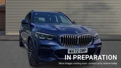 Phytonic blue metallic paint Used 2022 BMW X5 M Sport SUV | £48,029 (Fair price)