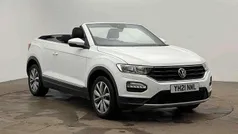 White Used 2021 VW T-Roc Cabriolet Design Cabriolet | £20,395 (Fair price)