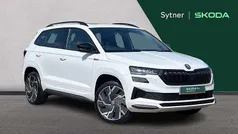 Moon white metallic Used 2023 Skoda Karoq SportLine SUV | £25,500 (Fair price)