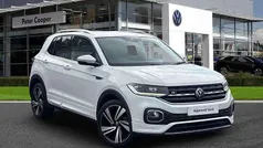White Used 2021 VW T-Cross R-line SUV | £19,291 (Fair price)