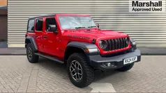 Pearl salsa red New 2024 Jeep Wrangler Rubicon SUV | £52,379 (Fair price)