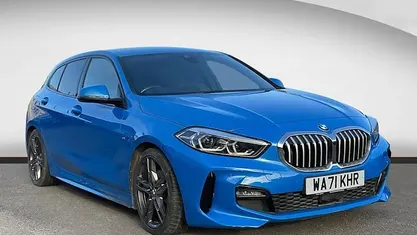 Used BMW 118 M Sport 136 HP (100 kW) 2021 Blue Hatchback