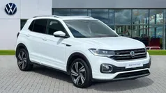 Pure white Used 2022 VW T-Cross R-line SUV | £19,100 (Fair price)