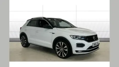 Used VW T-Roc R-line 116 HP (85 kW) 2019 White SUV