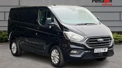 Black Used 2022 Ford Transit Custom Limited Van | £20,152 (Expensive)