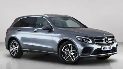 Used Mercedes GLC220 AMG line 170 HP (125 kW) 2018 Grey SUV