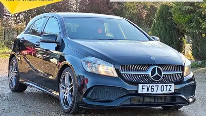 Black Used 2017 Mercedes A180 AMG line Hatchback | £7,495 (Fair price)