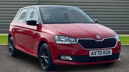 Used Skoda Fabia Colour Edition 95 HP (69 kW) 2020 Red Hatchback