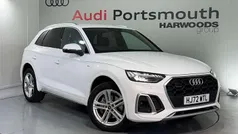 White Used 2022 Audi Q5 S-Line SUV | £31,490 (Fair price)