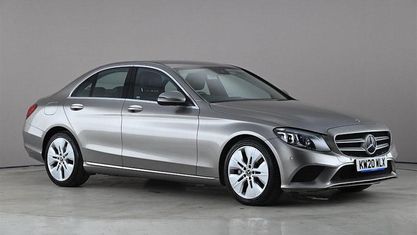 Begagnad Mercedes C220 194 HK (142 kW) 2019 Silver Sedan