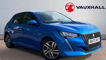 Used Peugeot 208 Allure 102 HP (75 kW) 2021 Blue Hatchback